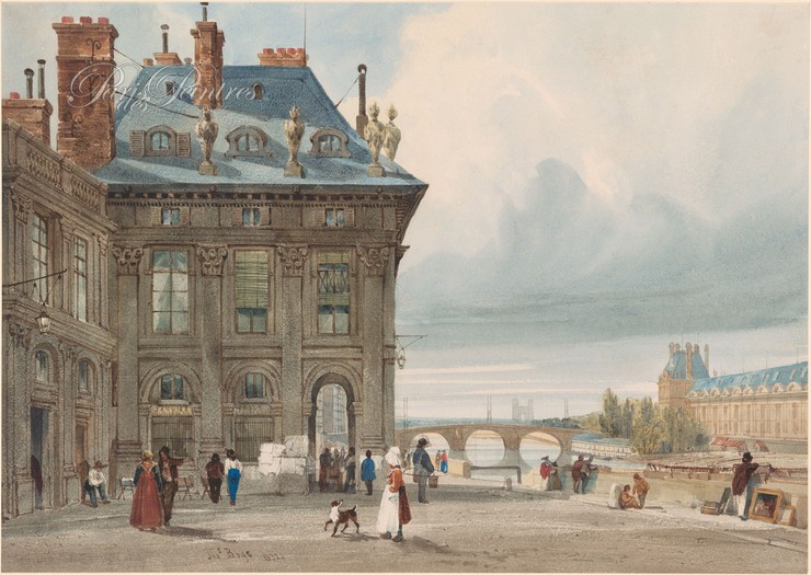 Le Pont Royal et les Tuileries vus de l'Institut, Paris Image 1