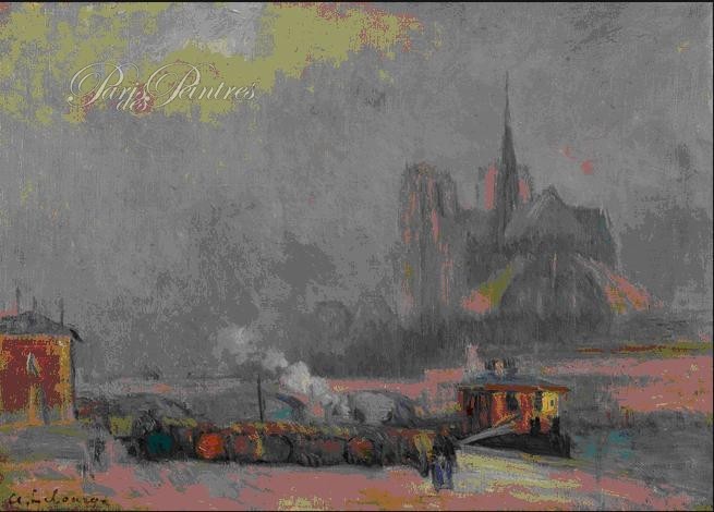 Notre-Dame de Paris vue du quai de la Tournelle Image 1