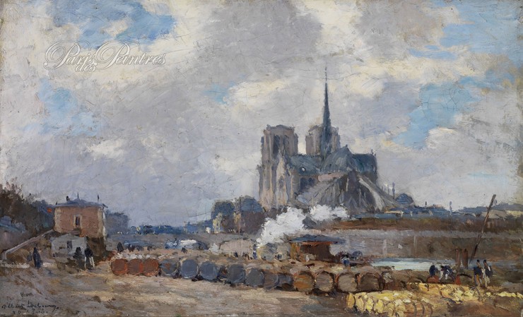 Notre-Dame de Paris, vue du Quai de la Tournelle Image 1