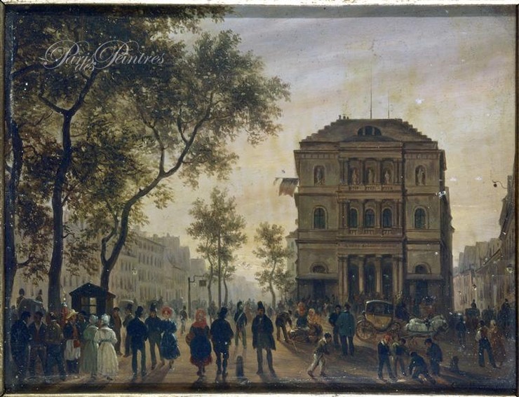 Le Théâtre de l'Ambigu-Comique et le boulevard Saint-Martin Image 1
