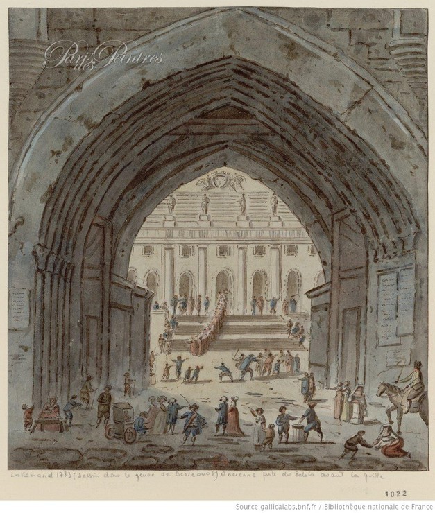 Ancienne porte du Palais avant la grille Image 1