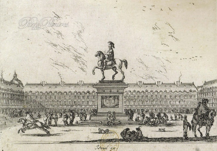 La Place Royale et la statue de Louis XIII Image 1