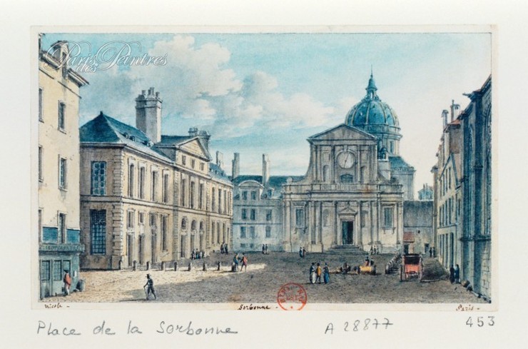 La place et la chapelle de la Sorbonne Image 1