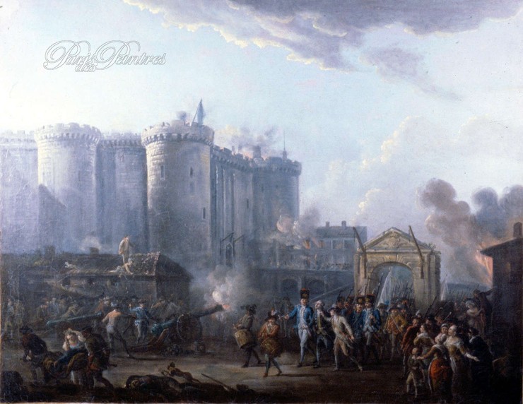 Prise de la Bastille et arrestation du gouverneur M. de ... Image 1