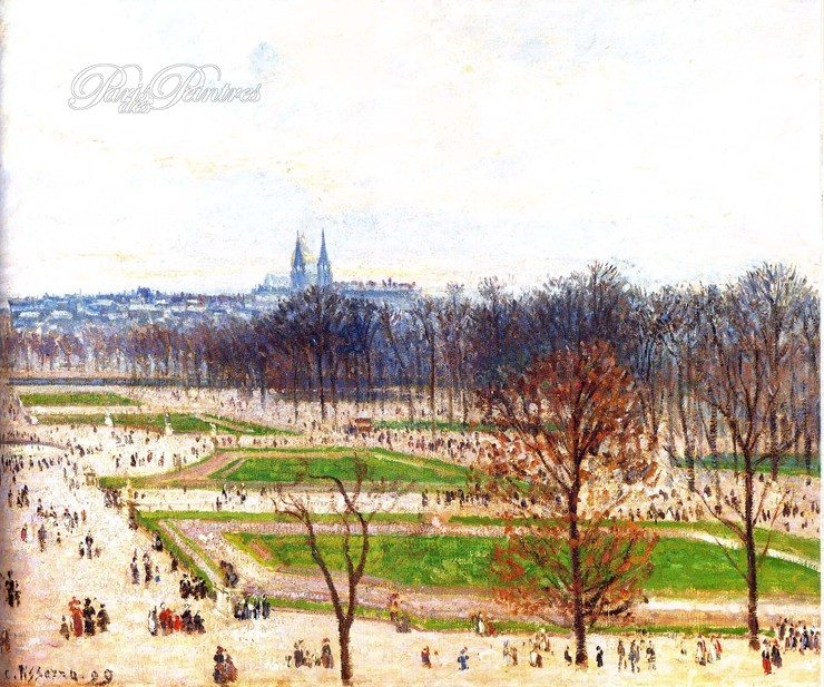 Le jardin des Tuileries, un après-midi d'hiver Image 1