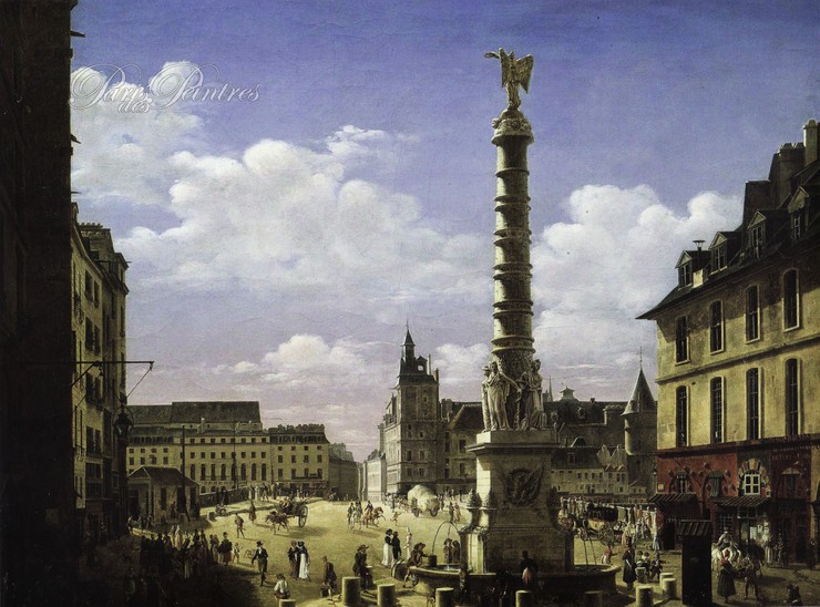 La fontaine de la place du Châtelet Image 1