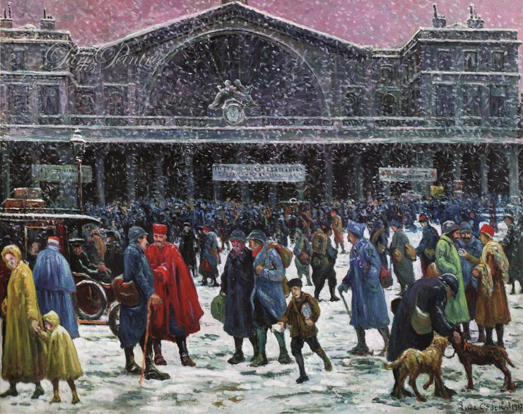 Gare de l'Est sous la neige Image 1