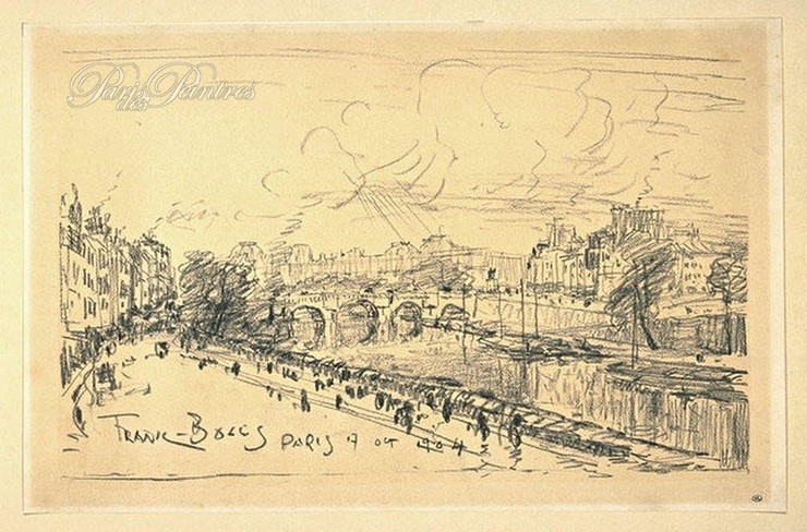 Paris, Pont-Neuf; Paris, Louvre Image 1