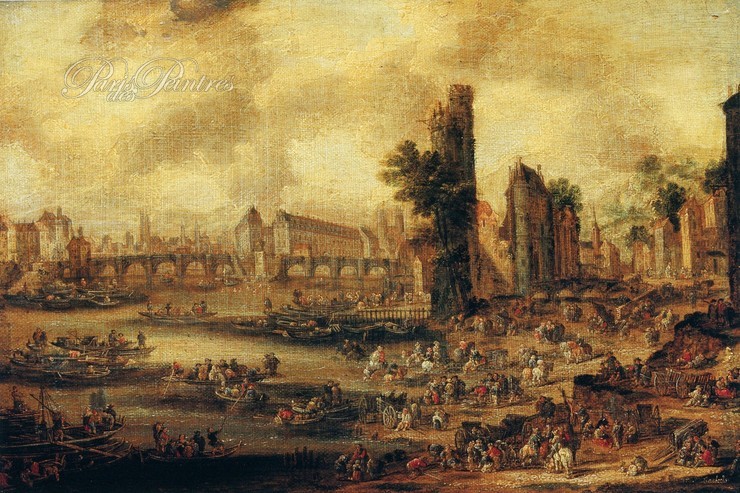 Vue du Pont-Neuf et de la Tour de Nesle Image 1