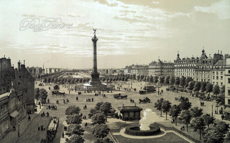 Place de la Bastille, 1878 Image 1