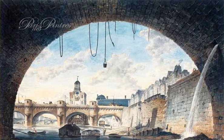 Vue du pont Neuf et de la Samaritaine sous l'arche du ... Image 1