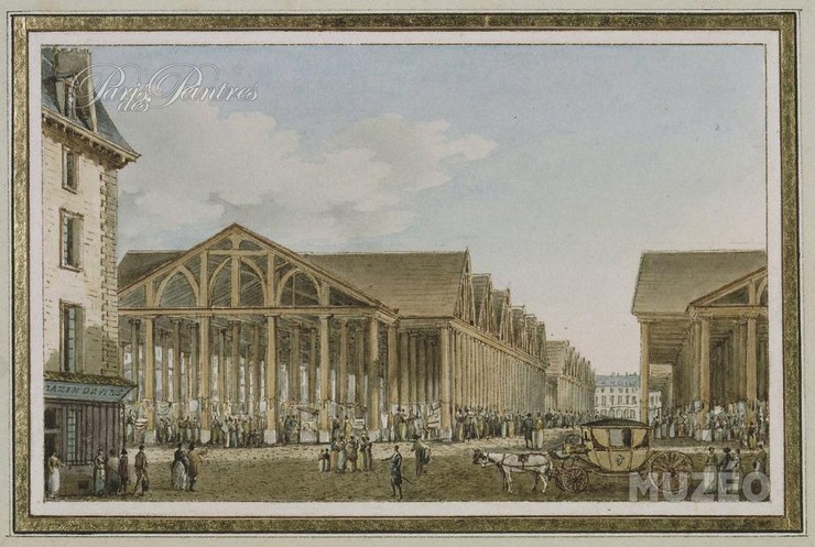 Vue du marché au Vieux linge, nouvellement construit dans ... Image 1