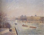 Le Pont-Neuf, la Seine, le Louvre, Soleil d'hiver Image 1