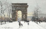 Arc de Triomphe sous la neige Image 1