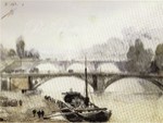 Vue du pont du Carrousel et du pont Royal Image 1
