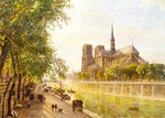 L'lle de la Cite et la Cathedrale Notre Dame, Paris vu du ... Image 1