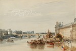 La Seine et palais des Tuileries Image 1