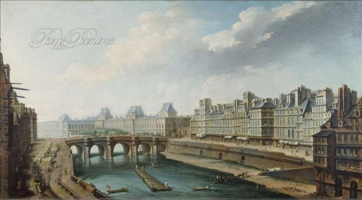Le Louvre, le Pont-Neuf et le quai des Orfèvres, vus du ... Image 1