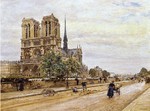 Notre-Dame de Paris et le marché aux fleurs Image 1